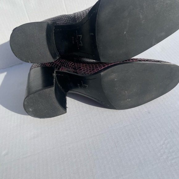 Marc Fisher Taline Snakeskin Ankle Booties | Size 9.5 - Picture 5 of 8